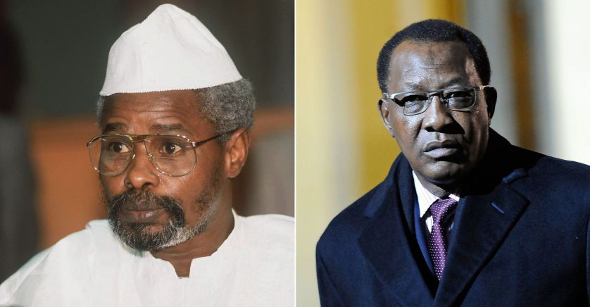 Hissène Habré et Idriss Deby