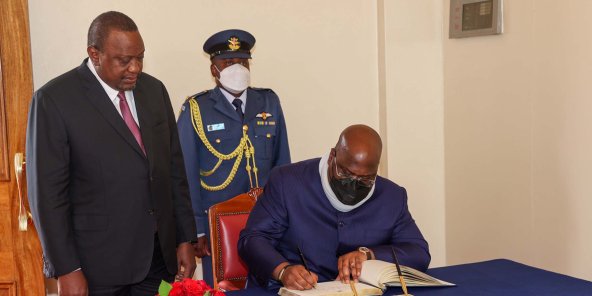 délégation congolaise signature accords nairobi