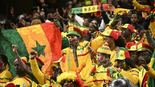 Supporters senegalais