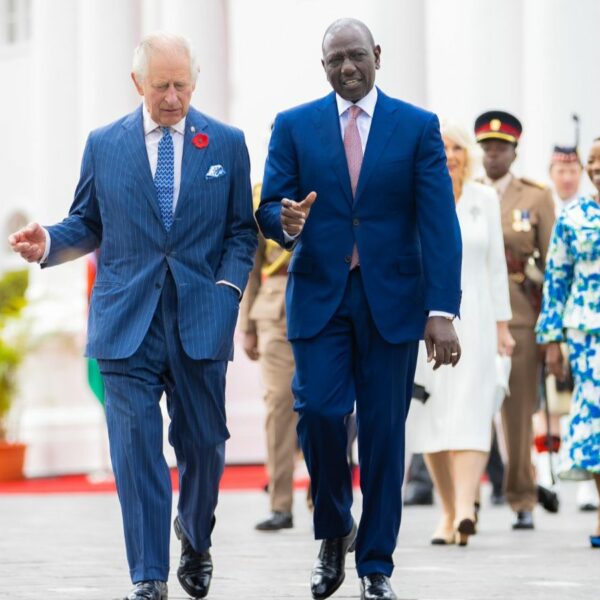 Charles III et Ruto, Anglais, Afrique