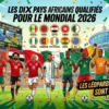Les dix pays africains qualifies pour le mondial 2026