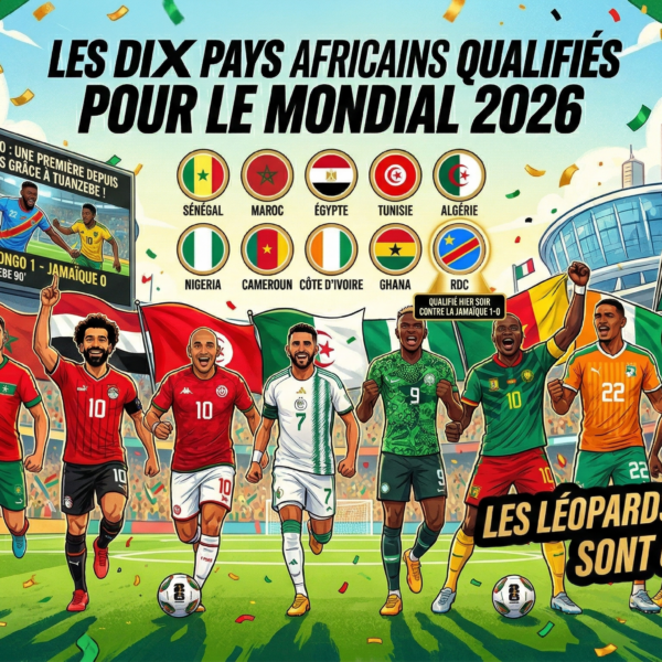 Les dix pays africains qualifies pour le mondial 2026