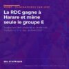 Supporters de la RDC en maillot des Léopards au stade des Martyrs de Kinshasa, éliminatoires CAN 2027