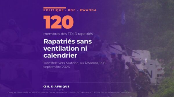 Convoi de blindés et casques bleus de la MONUSCO près de Goma