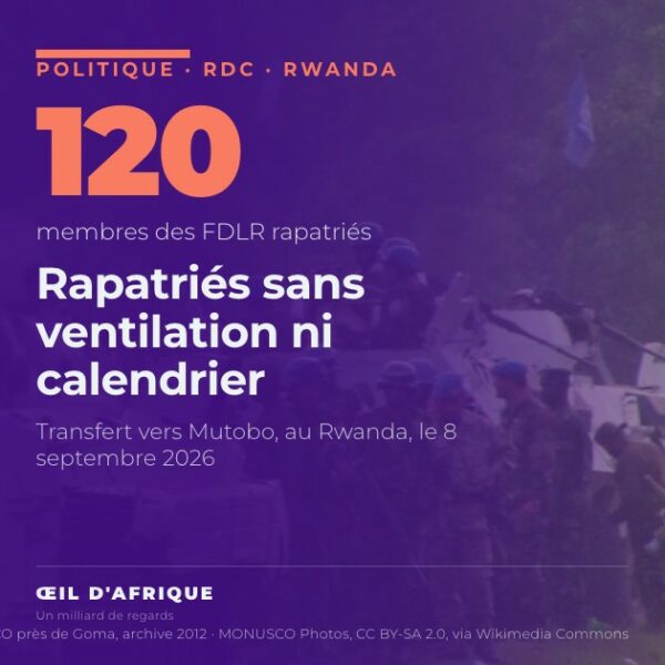 Convoi de blindés et casques bleus de la MONUSCO près de Goma
