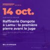 Front de mer de la ville de Lamu et chenal vers le continent, où doit être construite la raffinerie Dangote de Lamu