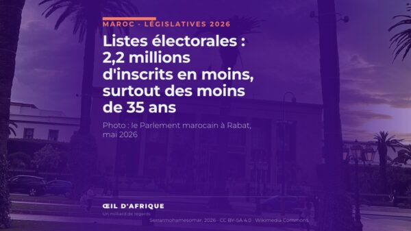 Le Parlement marocain à Rabat ; les listes électorales du Maroc comptent 15,8 millions d'inscrits pour les législatives