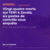 L'EN1 au Mozambique, la route nationale où s'est produit l'accident de Zavala, photographiée près de Xai-Xai