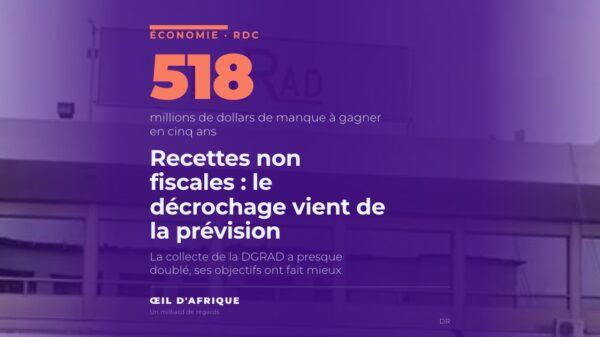 Siège de la DGRAD, recettes non fiscales en RDC