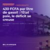 Station-service Tradex au Cameroun, où le gasoil reste vendu 828 FCFA grâce aux subventions carburant de l'État