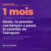 Le tarmac de l'aéroport Jomo Kenyatta de Nairobi, où le premier cas d'Ebola au Kenya a atterri le 3 octobre 2026
