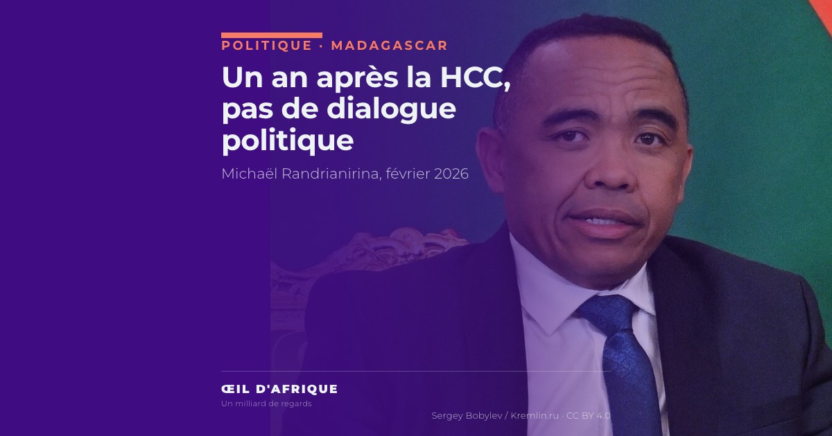 Le colonel Michaël Randrianirina, chef de l'État depuis la décision de la HCC du 14 octobre 2025, figure de la transition à Madagascar