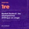 Joueuses congolaises de basket fauteuil levant les bras sur un terrain en RDC, comme les Léopards dames qui visent le podium mondial