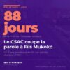 Le boulevard du 30 Juin à Kinshasa vu d'en haut, ville où Fils Mukoko est sanctionné par le CSAC