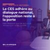 Félix Tshisekedi en réunion à la Cité de l'Union africaine à Kinshasa, président qui a lancé le dialogue national RDC