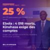 Le ministre de la Santé Roger Samuel Kamba à Kinshasa, qui exige des comptes des partenaires de la riposte contre Ebola en RDC
