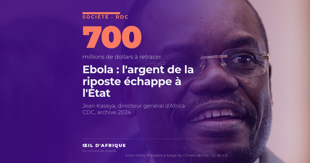 Jean Kaseya, directeur général d'Africa CDC, qui chiffre à plus de 700 millions de dollars les fonds Ebola en RDC non déclarés aux autorités