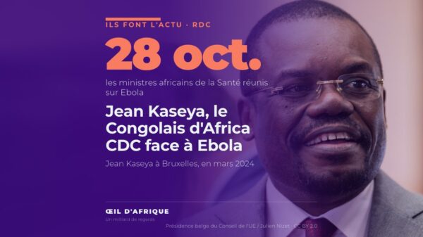 Jean Kaseya, directeur général d'Africa CDC, à Bruxelles en mars 2024