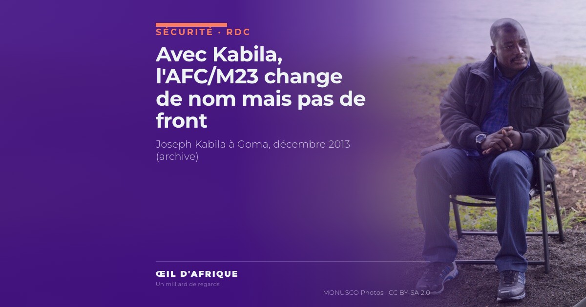 Joseph Kabila assis au bord du lac Kivu à Goma en 2013, l'ancien président désormais à la tête du FRN de Kabila