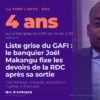 Joël Makangu, banquier congolais et expert en ingénierie financière, après la sortie de la RDC de la liste grise du GAFI