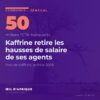 Baobab dans la plaine près de Kaffrine, au Sénégal, où la revalorisation salariale des agents du Conseil départemental a été suspendue