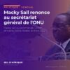 Macky Sall au sommet de l'Union africaine en 2022, l'ancien président qui retire sa candidature au secrétariat général de l'ONU
