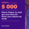 Le chef sénégalais Pierre Thiam, en chemise brodée, à New York en 2010