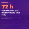 École Kéba Thiam de Fambine dans la région de Fatick, au Sénégal, en saison sèche, illustrant la rentrée scolaire au Sénégal perturbée par les inondations